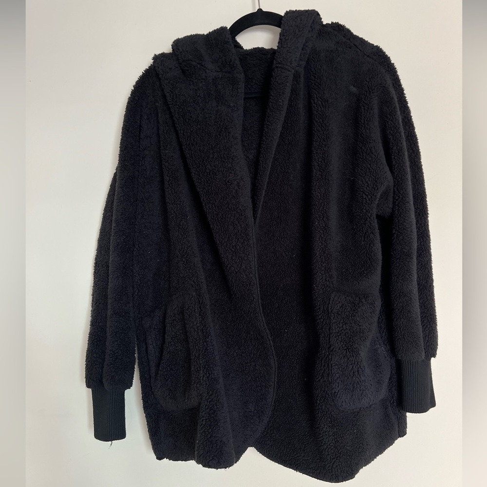 Black Shearling Jacket - image 1